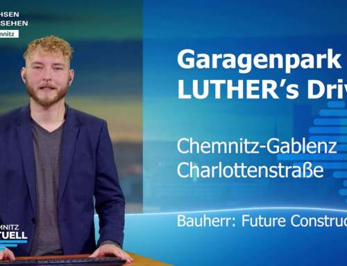 Im Interview mit Sachsen TV: Hochmoderner Garagenpark „LUTHER’s Drive“ eröffnet